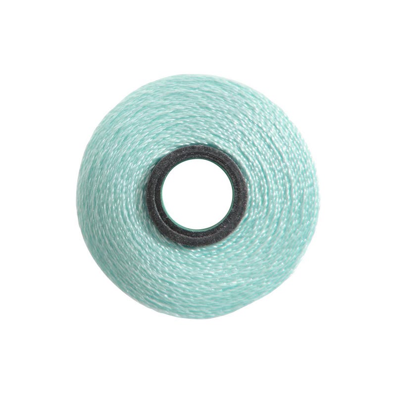 Magna-Glide Delight pre-wound bobbin, Size L, in Cloud (#37457), Jar of 20 by Fil-Tec