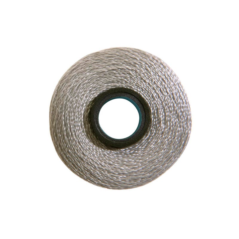 Magna-Glide Delight pre-wound bobbin, Size L, in Cool Grey 3 (#10CG3), Jar of 20 by Fil-Tec
