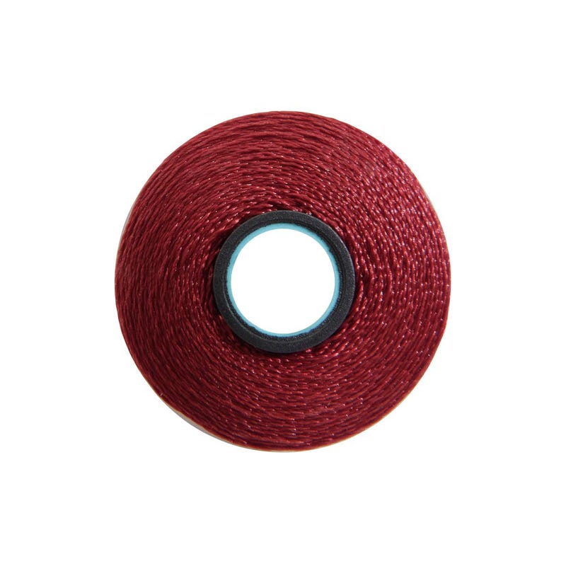 Magna-Glide Delight pre-wound bobbin, Size L, in Garnet (#77427), Jar of 20 by Fil-Tec