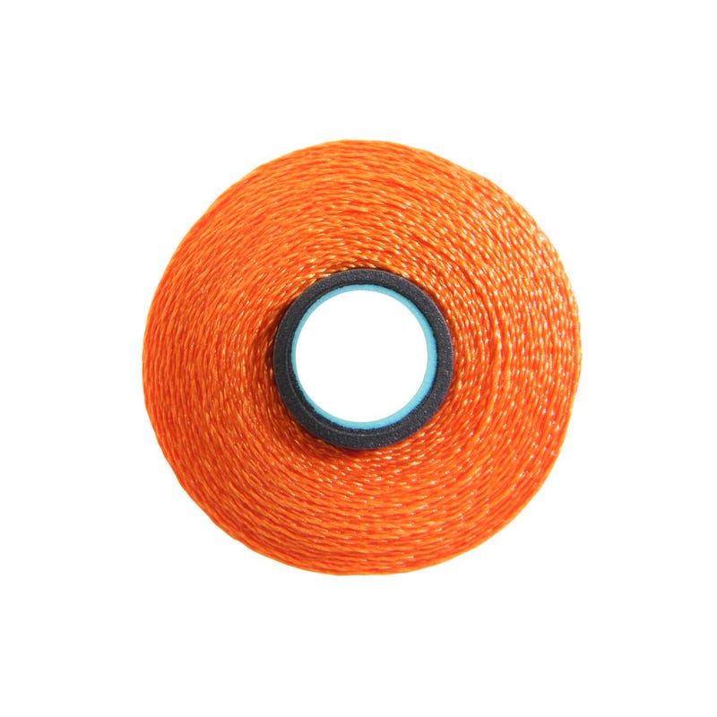 Magna-Glide Delight pre-wound bobbin, Size L, in Lava (#51585), Jar of 20 by Fil-Tec