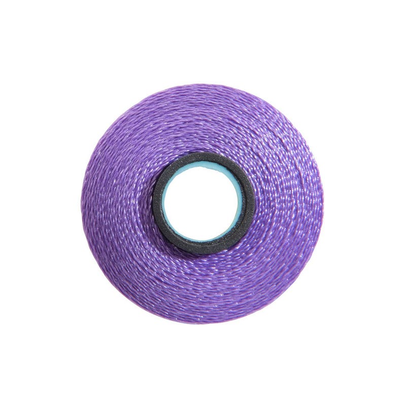 Magna-Glide Delight pre-wound bobbin, Size L, in Lilac (#42655), Jar of 20 by Fil-Tec