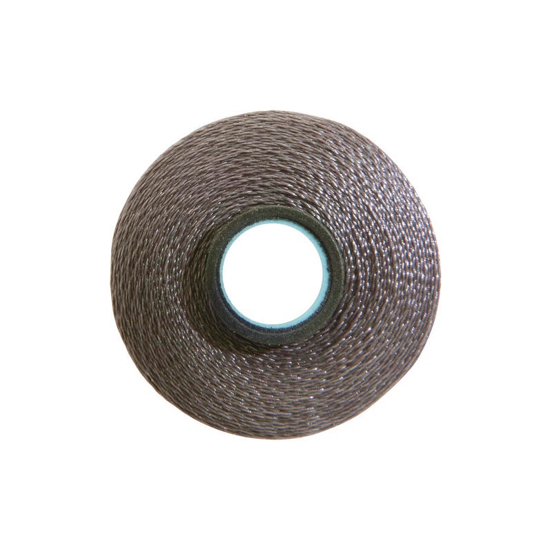 Magna-Glide Delight pre-wound bobbin, Size L, in Medium Grey (#10424), Jar of 20 by Fil-Tec