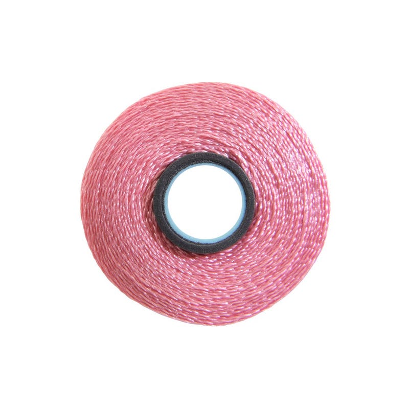 Magna-Glide Delight pre-wound bobbin, Size L, in Pink (#70189), Jar of 20 by Fil-Tec