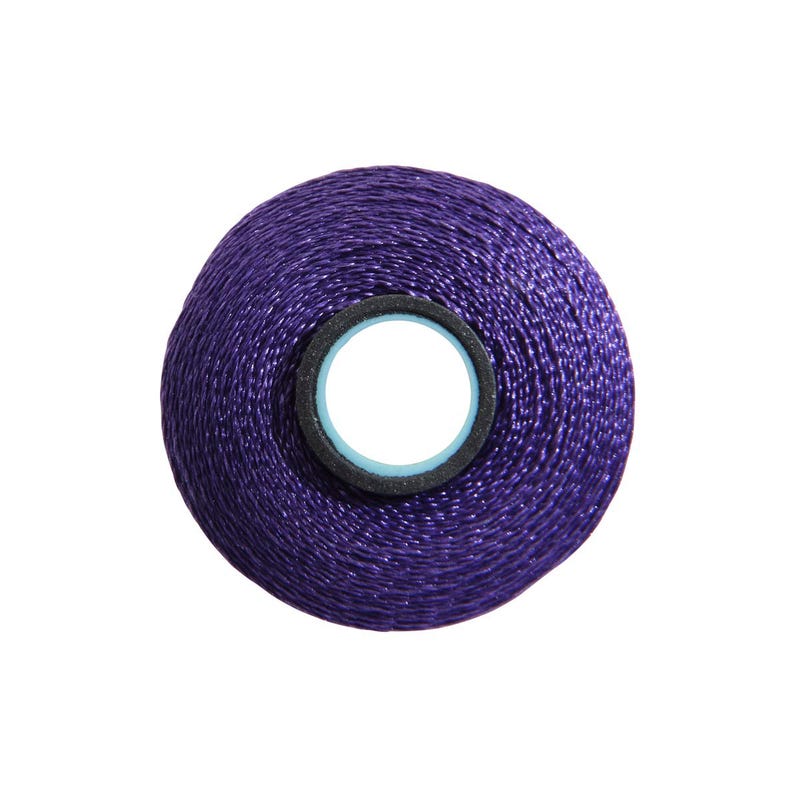 Magna-Glide Delight pre-wound bobbin, Size L, in Raven (#42607), Jar of 20 by Fil-Tec