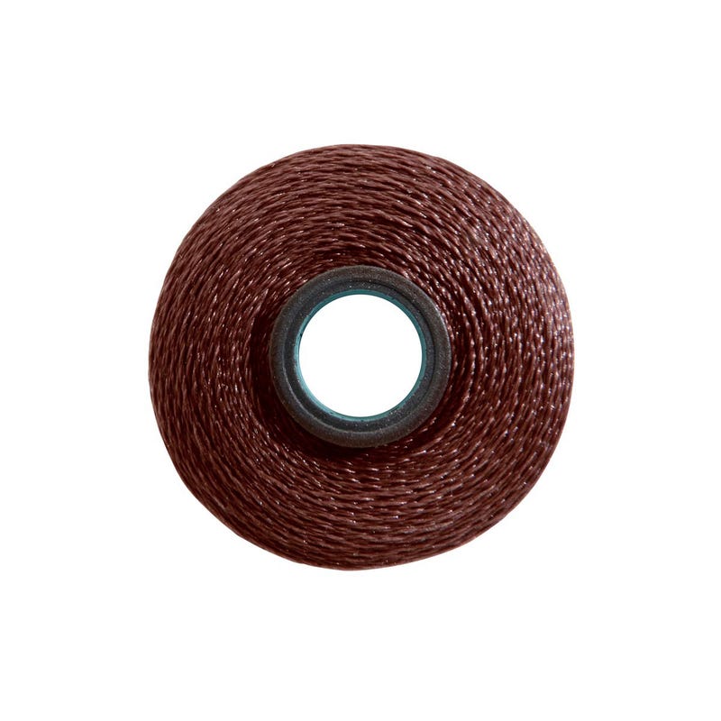 Magna-Glide Delight pre-wound bobbin, Size L, in Rust Brown (#20478), Jar of 20 by Fil-Tec