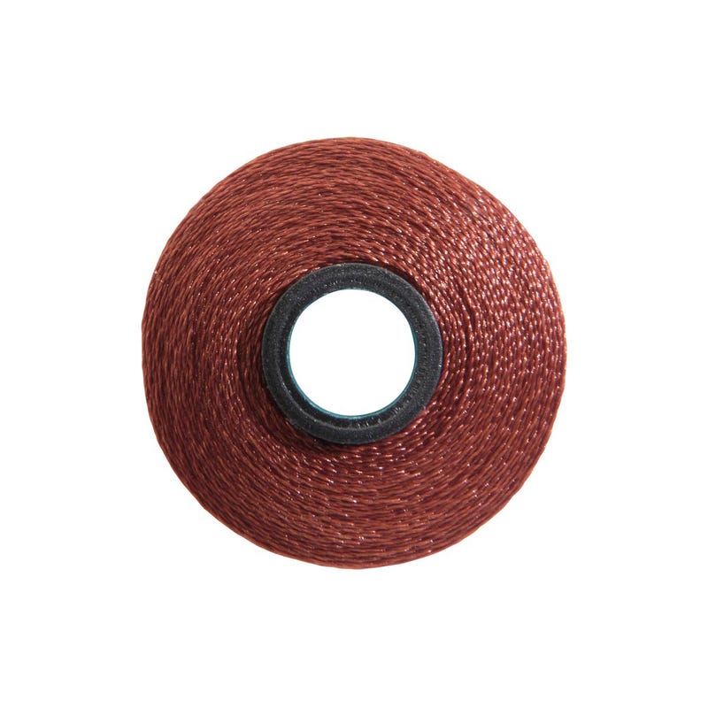 Magna-Glide Delight pre-wound bobbin, Size L, in Rust (#50174), Jar of 20 by Fil-Tec