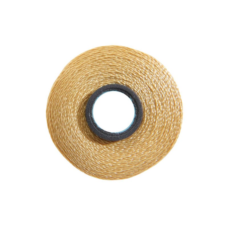 Magna-Glide Delight pre-wound bobbin, Size L, in Sand (#20466), Jar of 20 by Fil-Tec