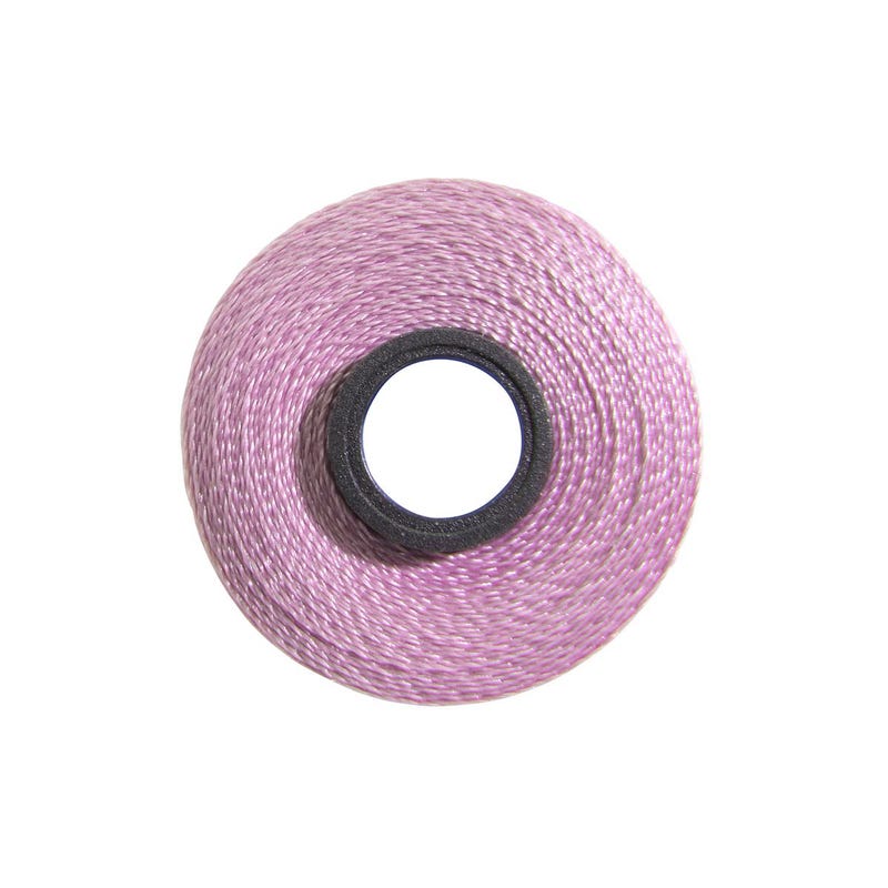 Magna-Glide Delight pre-wound bobbin, Size L, in Tabriz Orchid (#40522), Jar of 20 by Fil-Tec