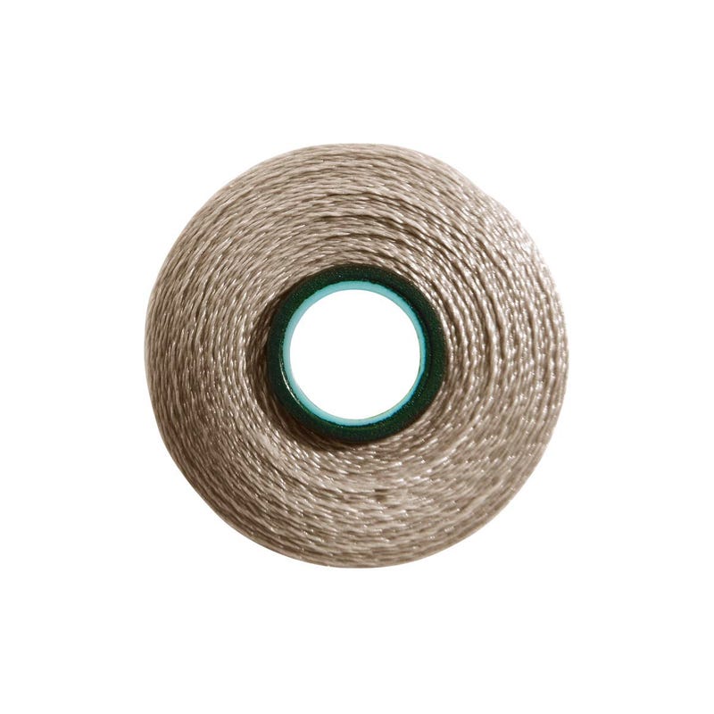 Magna-Glide Delight pre-wound bobbin, Size L, in Warm Grey 4 (#10WG4), Jar of 20 by Fil-Tec