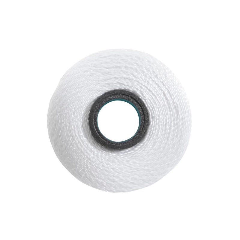 Magna-Glide Delight pre-wound bobbin, Size L, in White (#10000), Jar of 20 by Fil-Tec