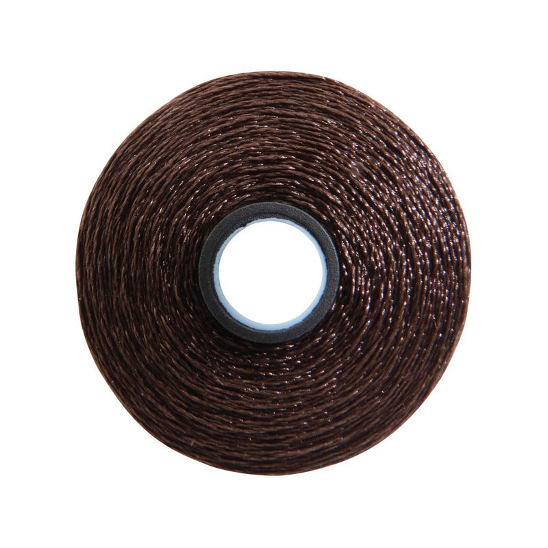 Magna-Glide Delight pre-wound bobbin, Size M, in Brunette (#24625), Jar of 10 by Fil-Tec