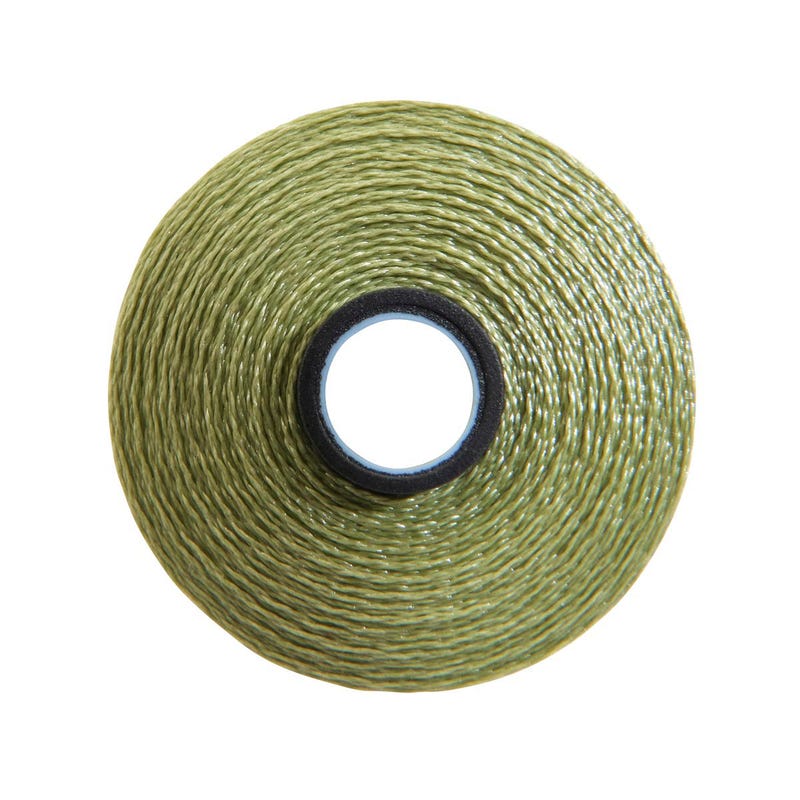 Magna-Glide Delight pre-wound bobbin, Size M, in Celery (#60580), Jar of 10 by Fil-Tec