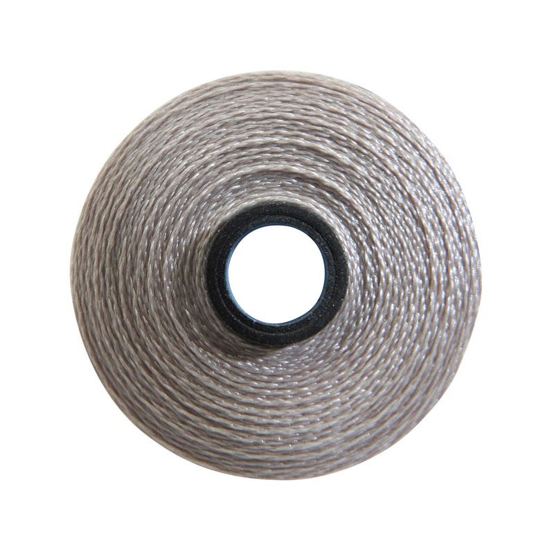 Magna-Glide Delight pre-wound bobbin, Size M, in Cool Grey 3 (#10CG3), Jar of 10 by Fil-Tec