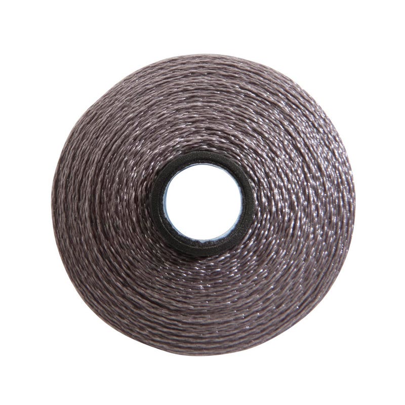 Magna-Glide Delight pre-wound bobbin, Size M, in Cool Grey 7 (#10CG7), Jar of 10 by Fil-Tec