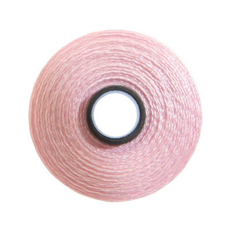 Magna-Glide Delight pre-wound bobbin, Size M, in Cotton Candy (#70182), Jar of 10 by Fil-Tec