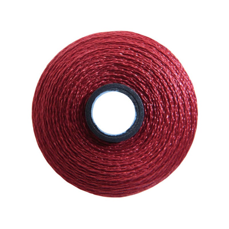 Magna-Glide Delight pre-wound bobbin, Size M, in Garnet (#77427), Jar of 10 by Fil-Tec
