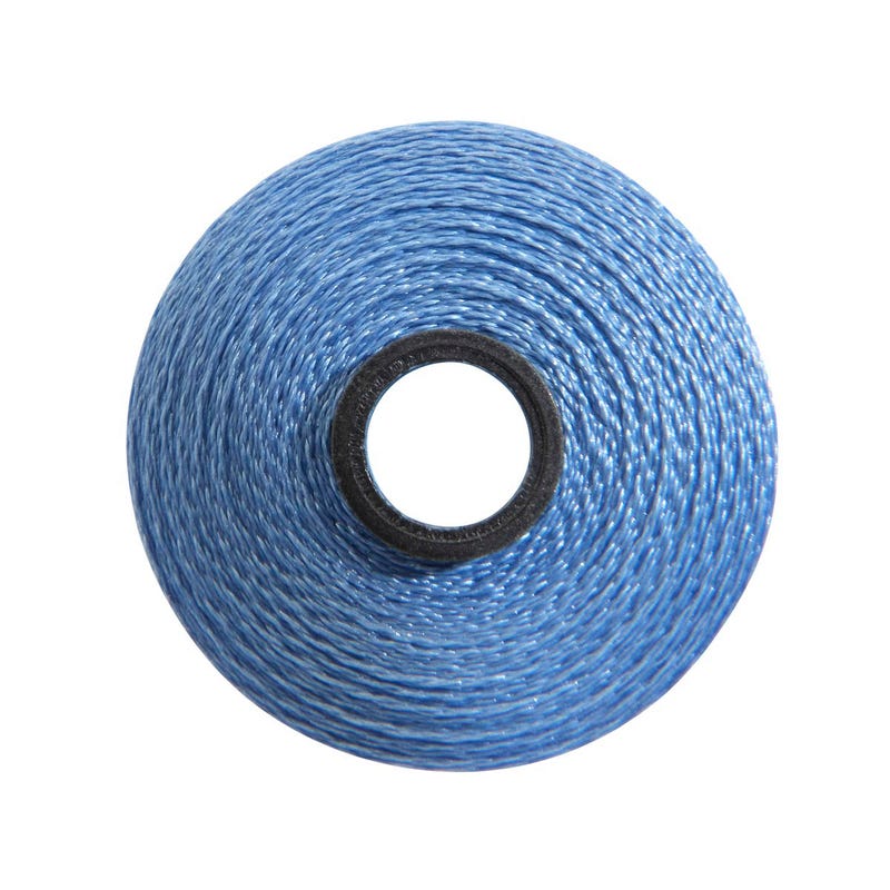 Magna-Glide Delight pre-wound bobbin, Size M, in Hawaiian Blue (#30284), Jar of 10 by Fil-Tec