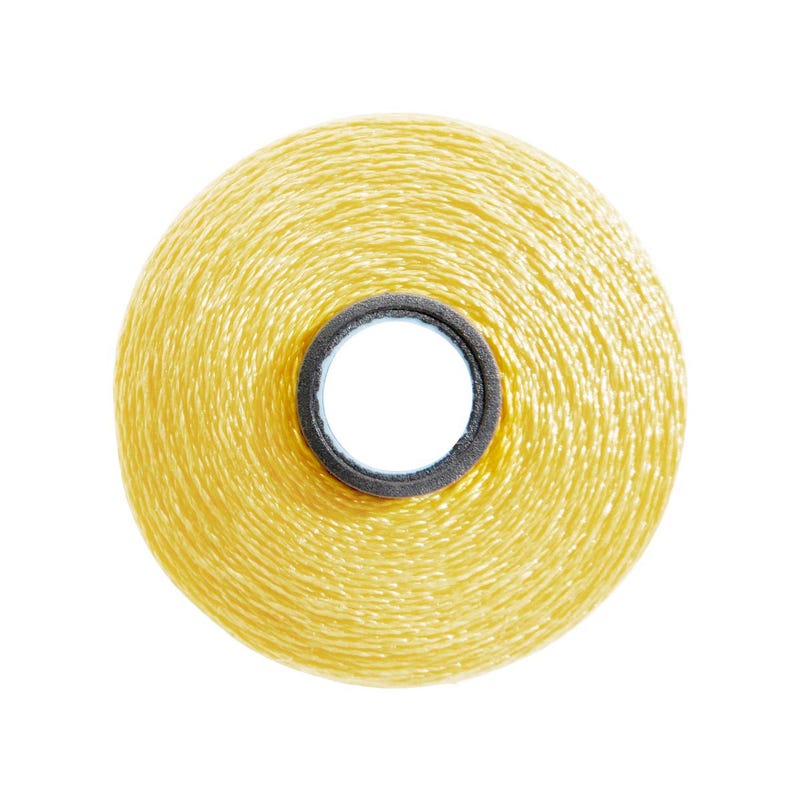 Magna-Glide Delight pre-wound bobbin, Size M, in Lemon Ice (#80607), Jar of 10 by Fil-Tec