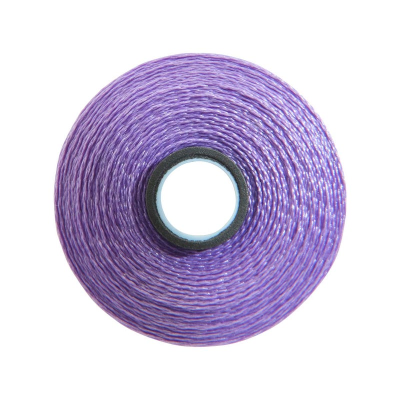 Magna-Glide Delight pre-wound bobbin, Size M, in Lilac (#42655), Jar of 10 by Fil-Tec
