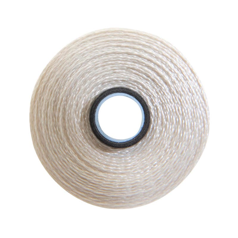 Magna-Glide Delight pre-wound bobbin, Size M, in Linen (#10WG1), Jar of 10 by Fil-Tec