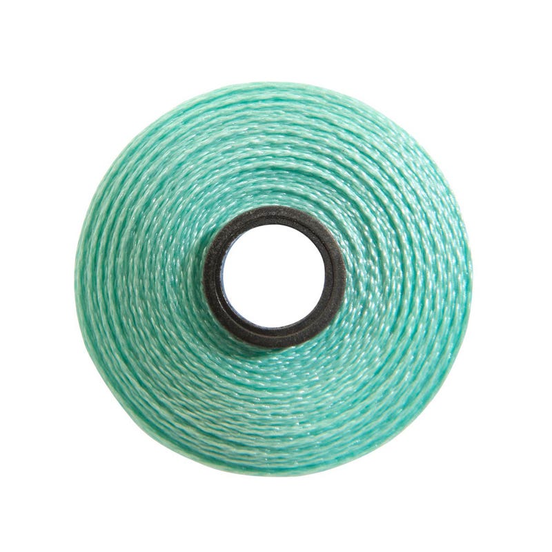 Magna-Glide Delight pre-wound bobbin, Size M, in Mint (#60345), Jar of 10 by Fil-Tec