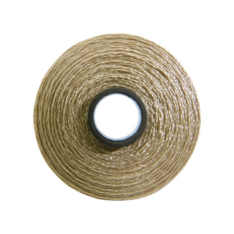 Magna-Glide Delight pre-wound bobbin, Size M, in Mocha (#20727), Jar of 10 by Fil-Tec