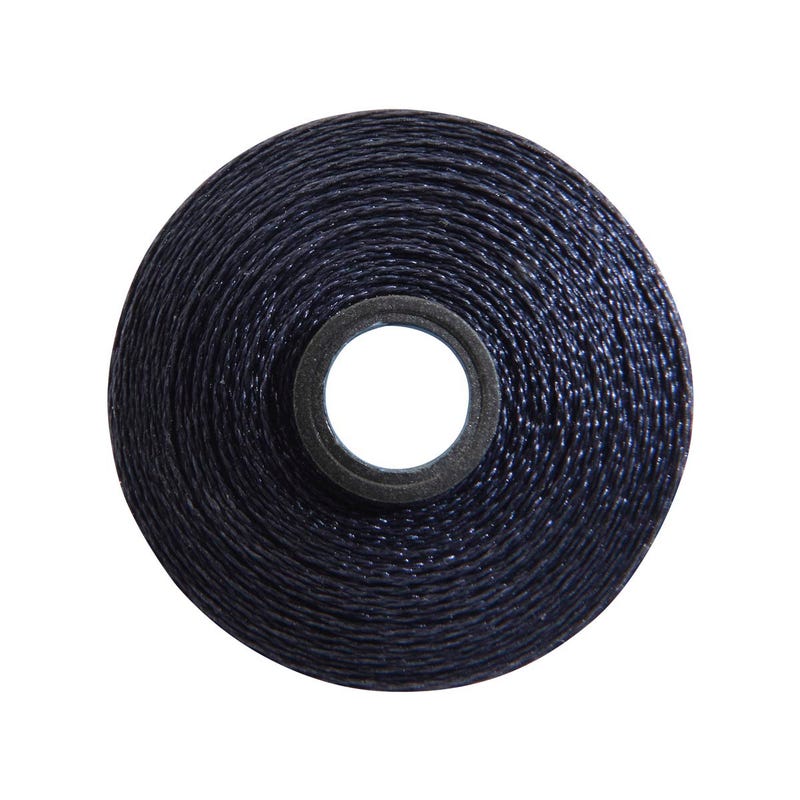 Magna-Glide Delight pre-wound bobbin, Size M, in Navy (#32965), Jar of 10 by Fil-Tec