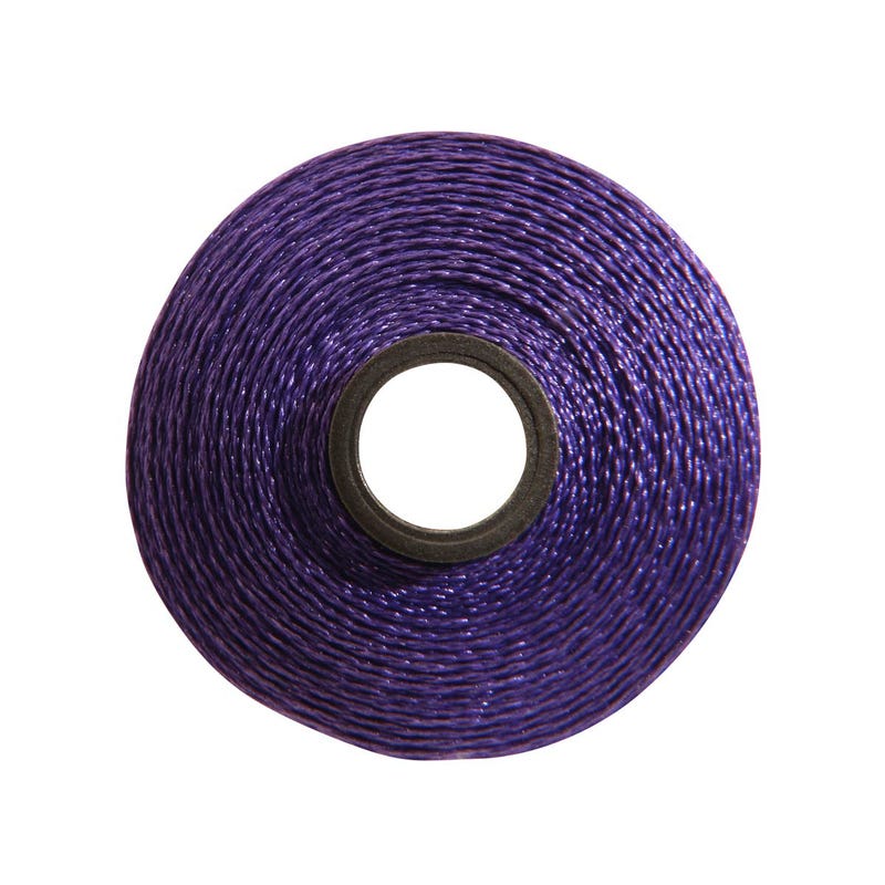 Magna-Glide Delight pre-wound bobbin, Size M, in Raven (#42607), Jar of 10 by Fil-Tec