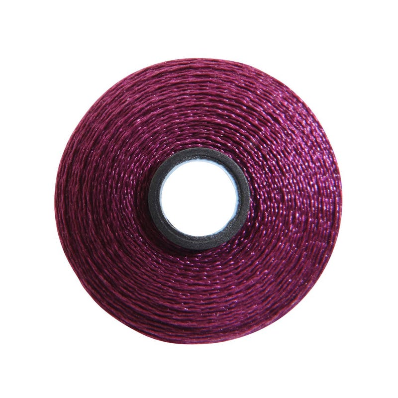 Magna-Glide Delight pre-wound bobbin, Size M, in Violet (#40255), Jar of 10 by Fil-Tec