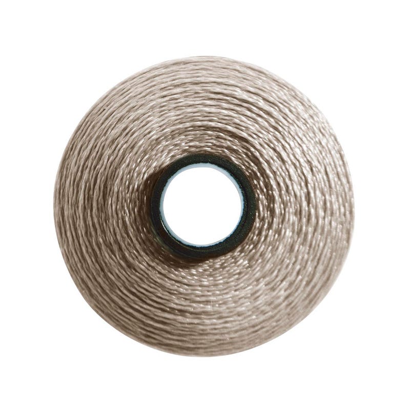 Magna-Glide Delight pre-wound bobbin, Size M, in Warm Grey 4 (#10WG4), Jar of 10 by Fil-Tec
