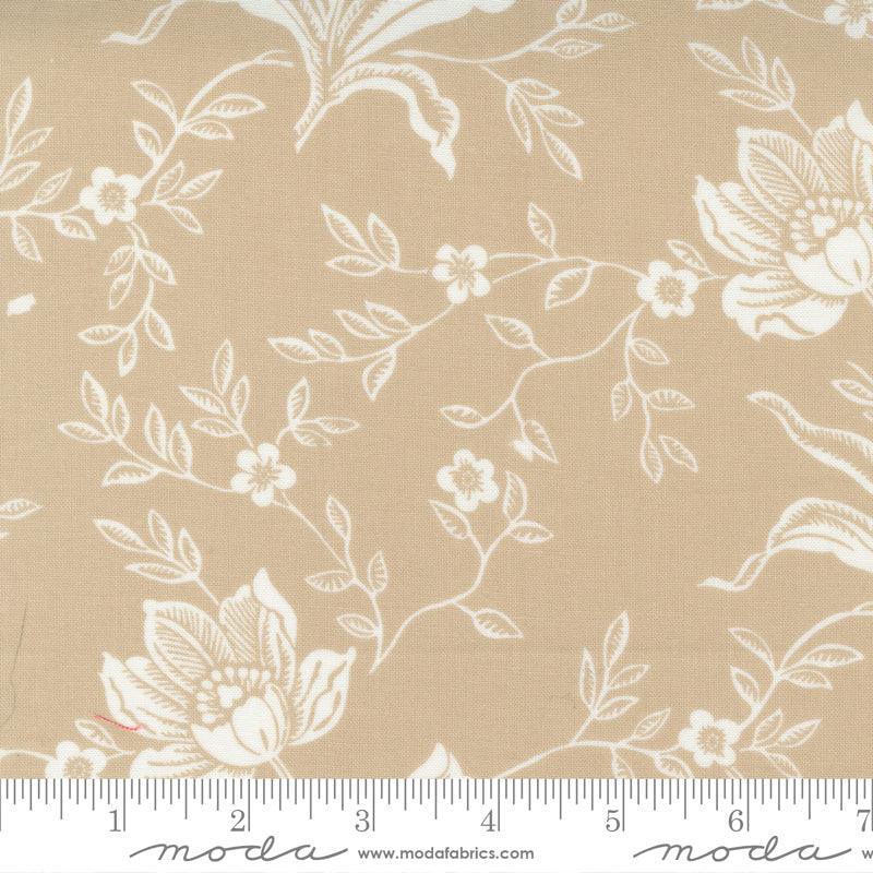 Fresh Fig Favourites - Linen Flowers - 44" Wide - Moda - Kawartha Quilting and Sewing LTD.
