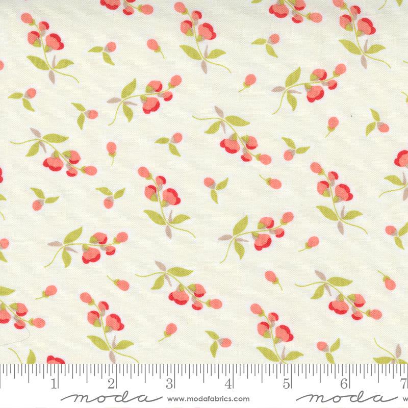 Fresh Fig Favourites - Ivory Buds - 44" Wide - Moda - Kawartha Quilting and Sewing LTD.