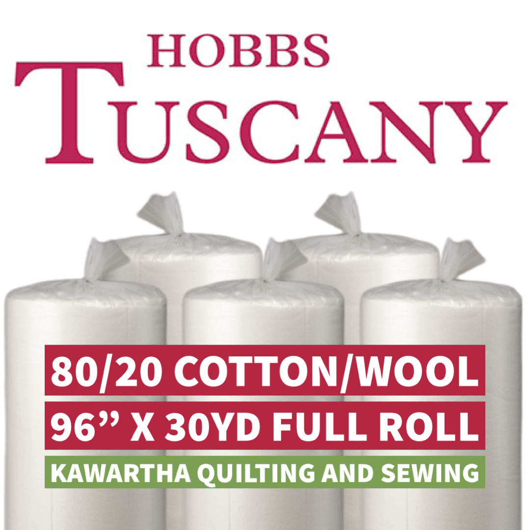 TCWBY96 Hobbs Tuscany Cotton Wool Batting by the Roll (Queen 96 in. x 30  yds.) shipping included*