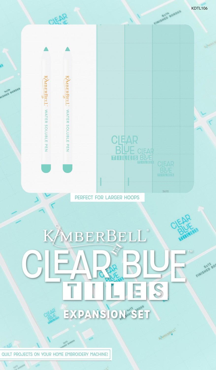 Clear Blue Tiles - Expansion Set - Kimberbell - Kawartha Quilting and Sewing LTD.