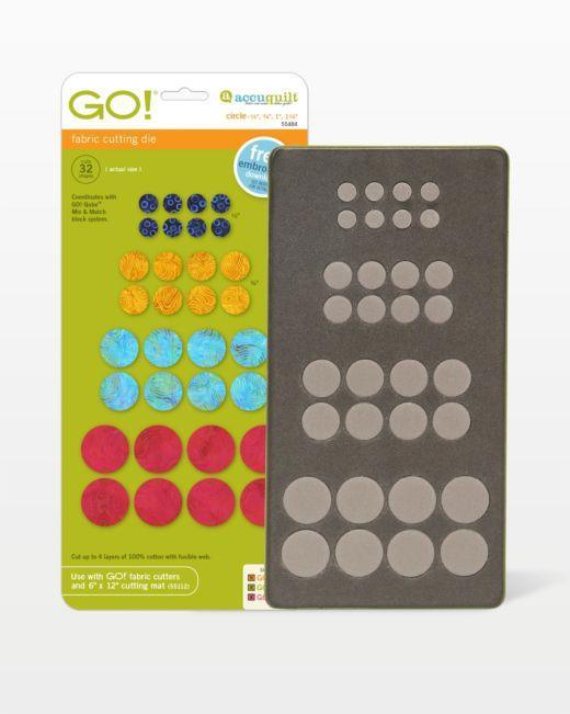 GO! Circle - 1/2", 3/4", 1", 1 1/4" Die - Kawartha Quilting and Sewing LTD.