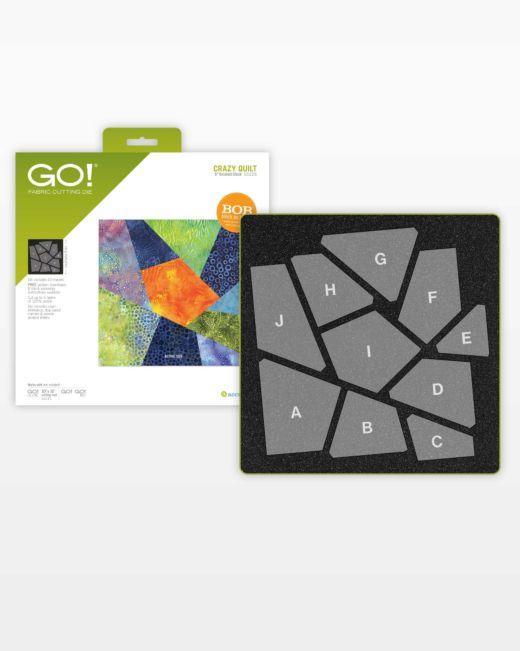 GO! Crazy Quilt - 6" Finished Die - Kawartha Quilting and Sewing LTD.