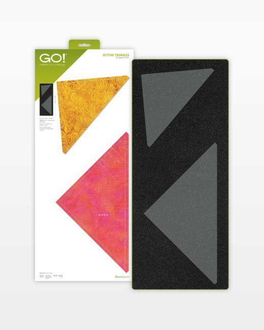 GO! Setting Triangles - 10" Finished Die - Kawartha Quilting and Sewing LTD.