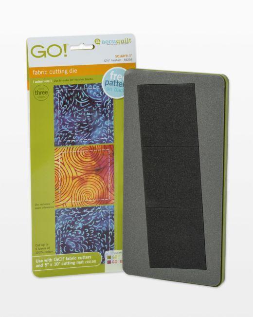 GO! Square - 3" (2 1/2" Finished) Die - Kawartha Quilting and Sewing LTD.