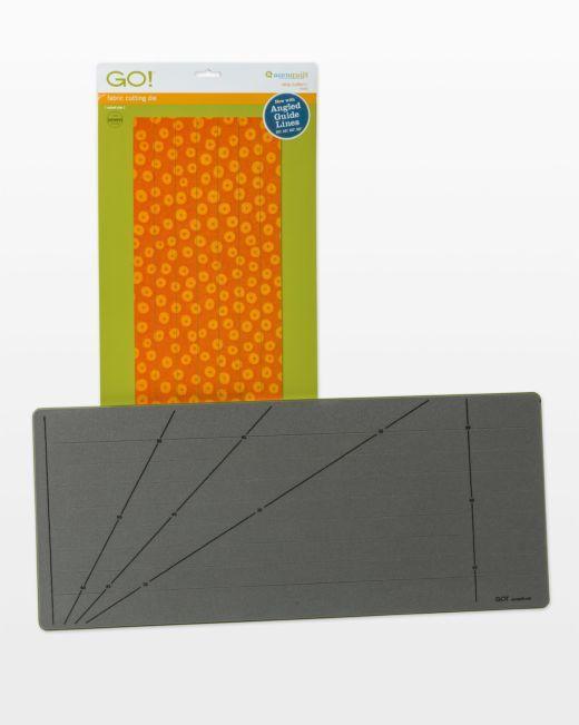 GO! Strip Cutter - 1" (1/2" Finished) 7 Strips with Angled Guidelines Die - Kawartha Quilting and Sewing LTD.
