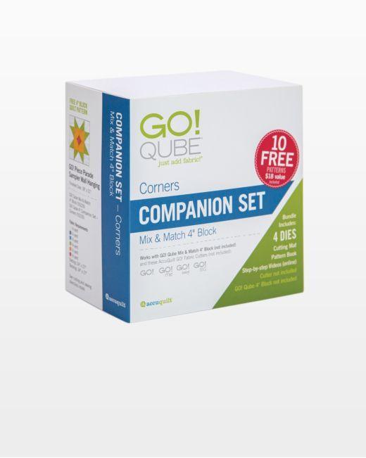 GO! Qube 4" Companion Set - Corners - Kawartha Quilting and Sewing LTD.