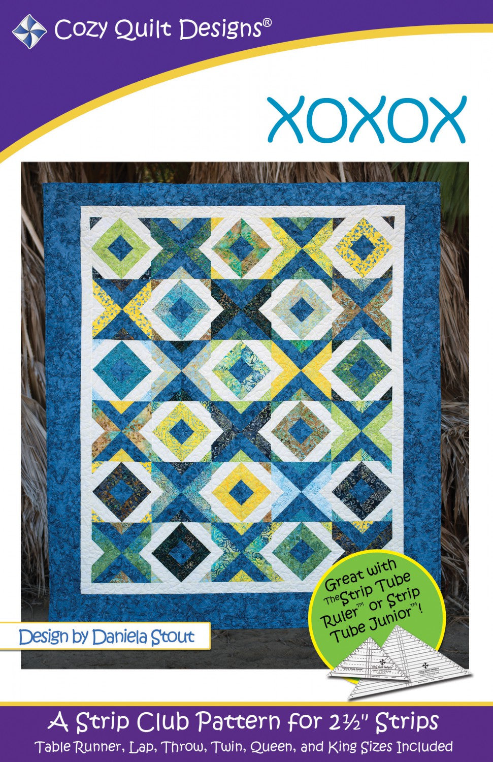 Strip Club XOXOX - Quilt Pattern - Cozy Quilt Designs