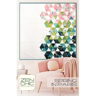 Spring in Paris by Zen Chic - Quilt Pattern - Moda - Kawartha Quilting and Sewing LTD.