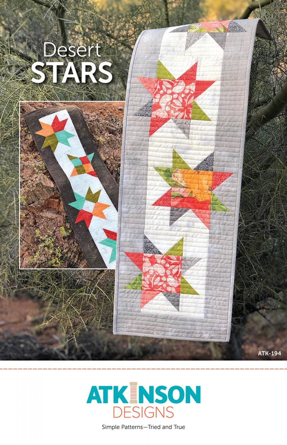 Desert Stars - Runner Pattern - Atkinson Designs - Kawartha Quilting and Sewing LTD.