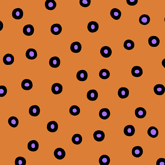 Hocus Pocus - Eyes Pumpkin - 44" Wide - Andover Fabrics
