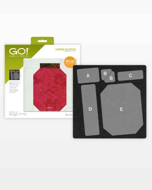 GO! Canning Jar - Pieced - 8" Finished (#55614)