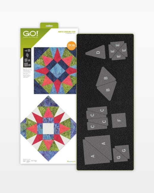 GO! North Carolina Star - 12" Finished (#55605)