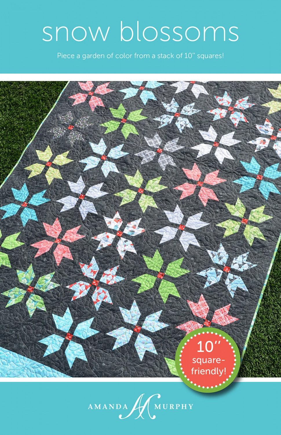 Snow Blossoms - Quilt Pattern - Amanda Murphy Designs - Kawartha Quilting and Sewing LTD.