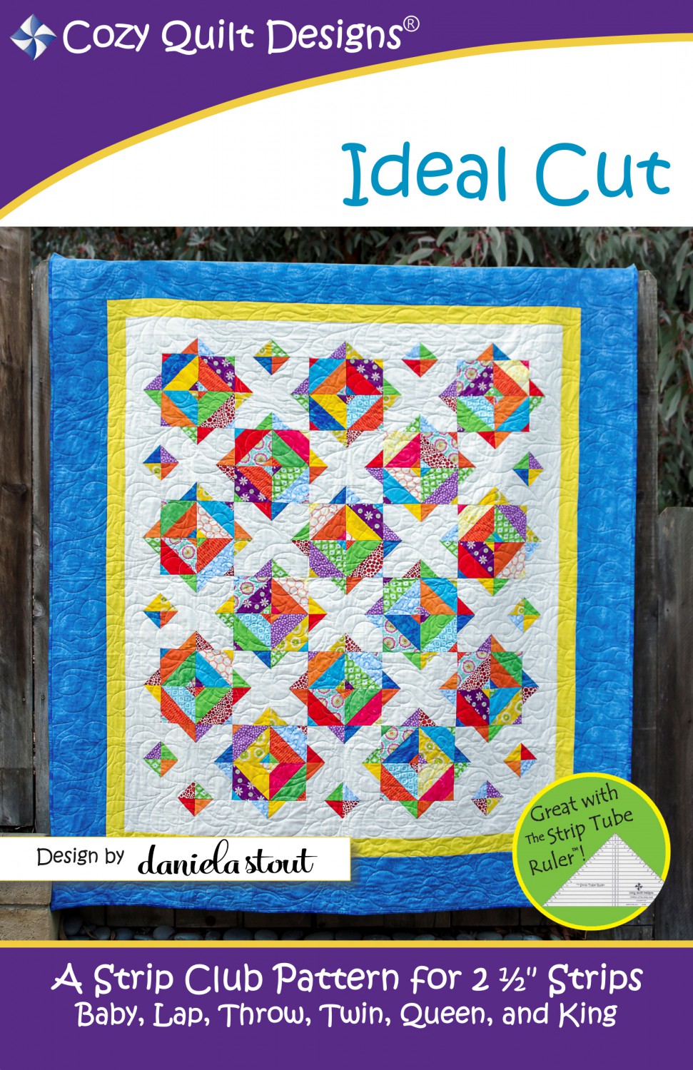 Strip Club Ideal Cut - Quilt Pattern - Cozy Quilt Designs