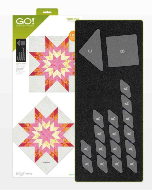 GO! Prairie Star - 14" Finished Die - Kawartha Quilting and Sewing LTD.
