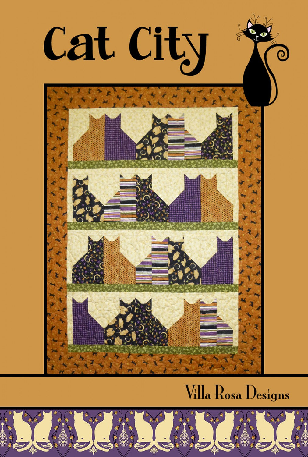 Cat City - Quilt Pattern - Villa Rosa Designs